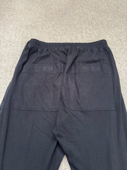 SS21 Rick Owens DRKSHDW Black Berlin Sweatpants