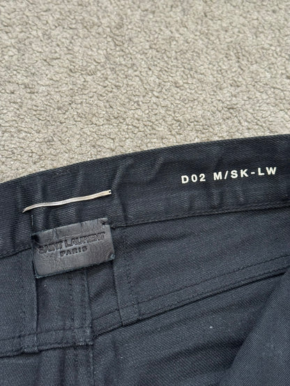 FW15 Saint Laurent by Hedi Slimane Crash Distressed D02 Denim Jeans