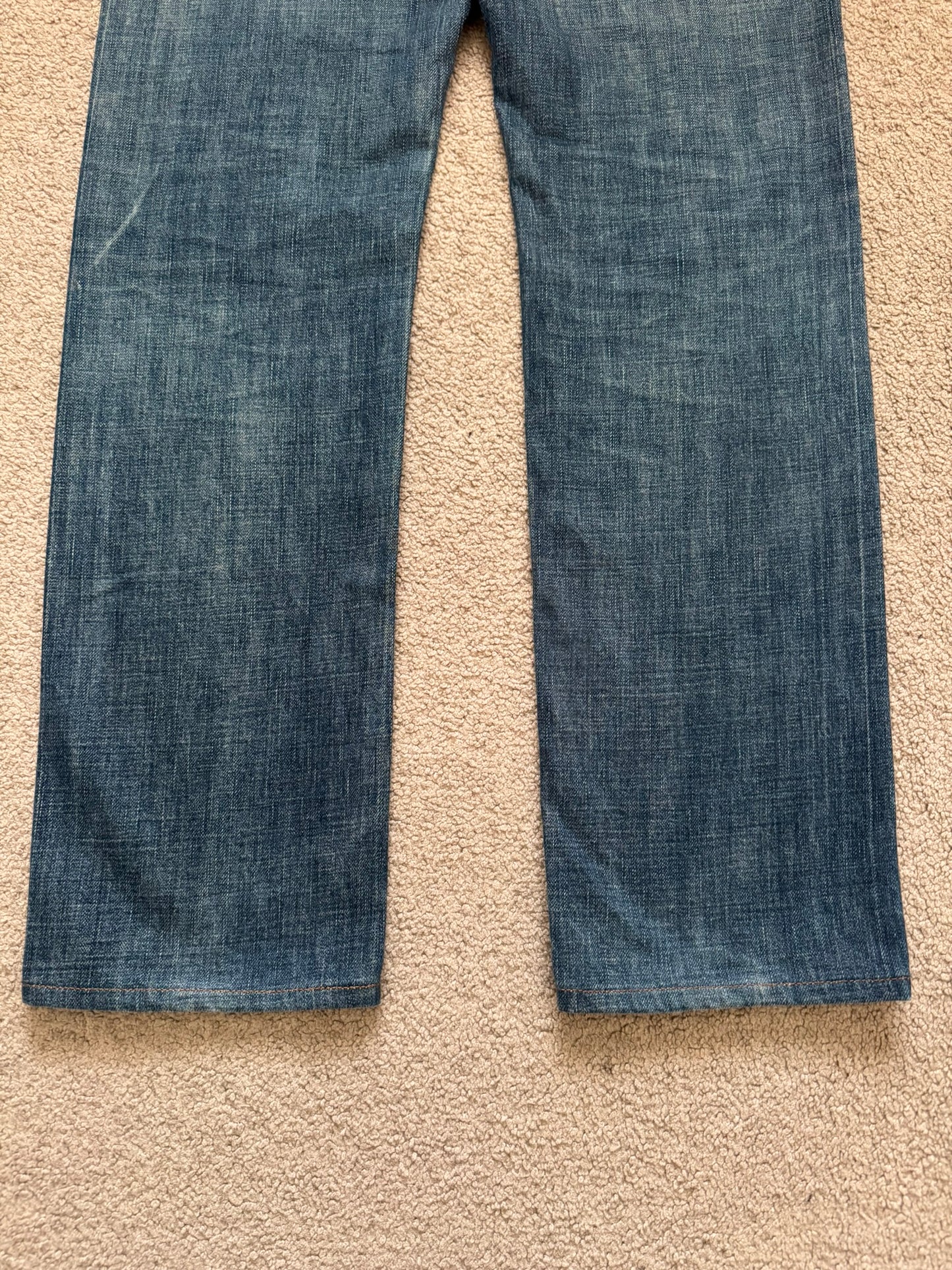 SS07 Dior Homme by Hedi Slimane Spiderweb Denim Jeans