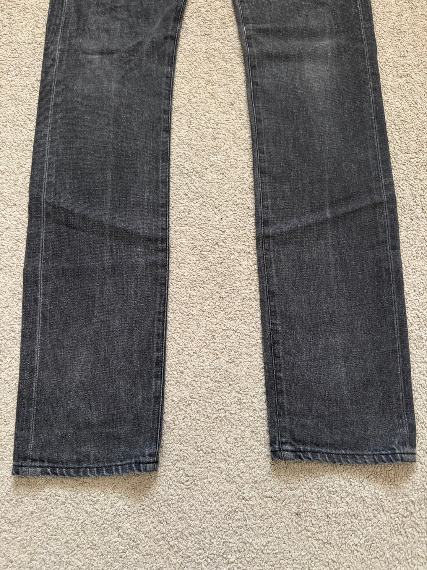 SS05 Dior Homme by Hedi Slimane MIJ Faded Black Denim Jeans