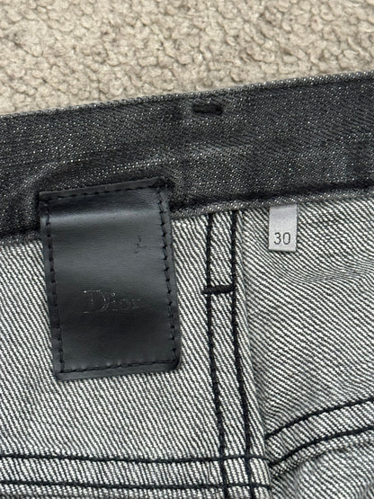 SS05 Dior Homme by Hedi Slimane MIJ Faded Black Denim Jeans