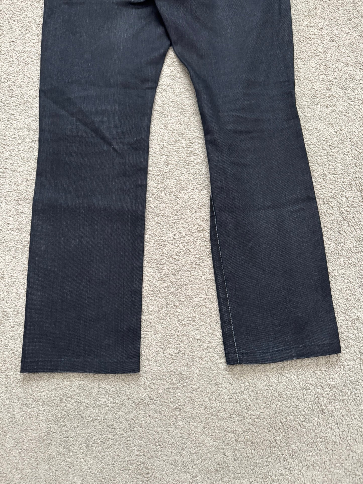 FW16 Saint Laurent by Hedi Slimane Knee Slit D10 Denim Jeans