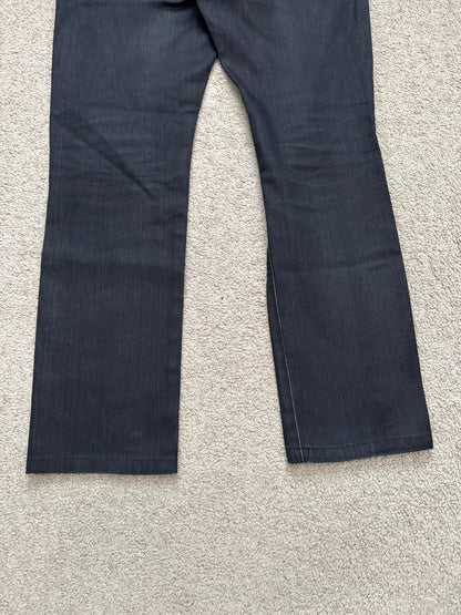 FW16 Saint Laurent by Hedi Slimane Knee Slit D10 Denim Jeans