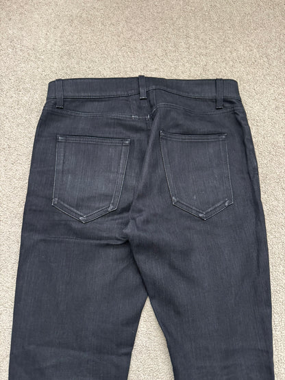 FW16 Saint Laurent by Hedi Slimane Knee Slit D10 Denim Jeans