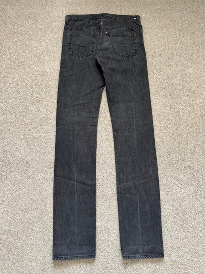 SS05 Dior Homme by Hedi Slimane MIJ Faded Black Denim Jeans