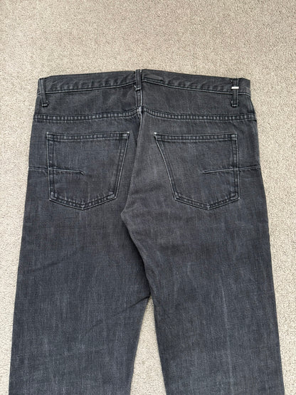 SS05 Dior Homme by Hedi Slimane MIJ Faded Black Denim Jeans