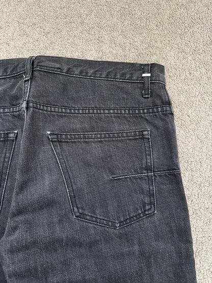 SS05 Dior Homme by Hedi Slimane MIJ Faded Black Denim Jeans