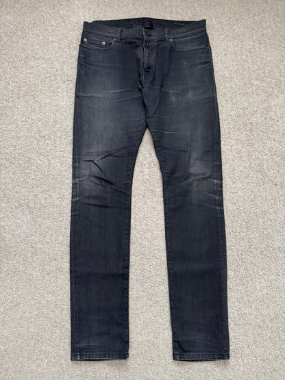 FW16 Saint Laurent by Hedi Slimane Black D02 Denim Jeans