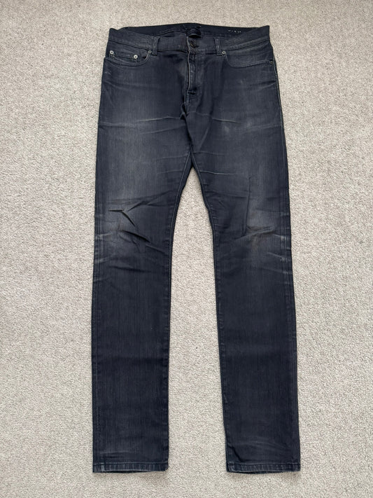 FW16 Saint Laurent by Hedi Slimane Black D02 Denim Jeans