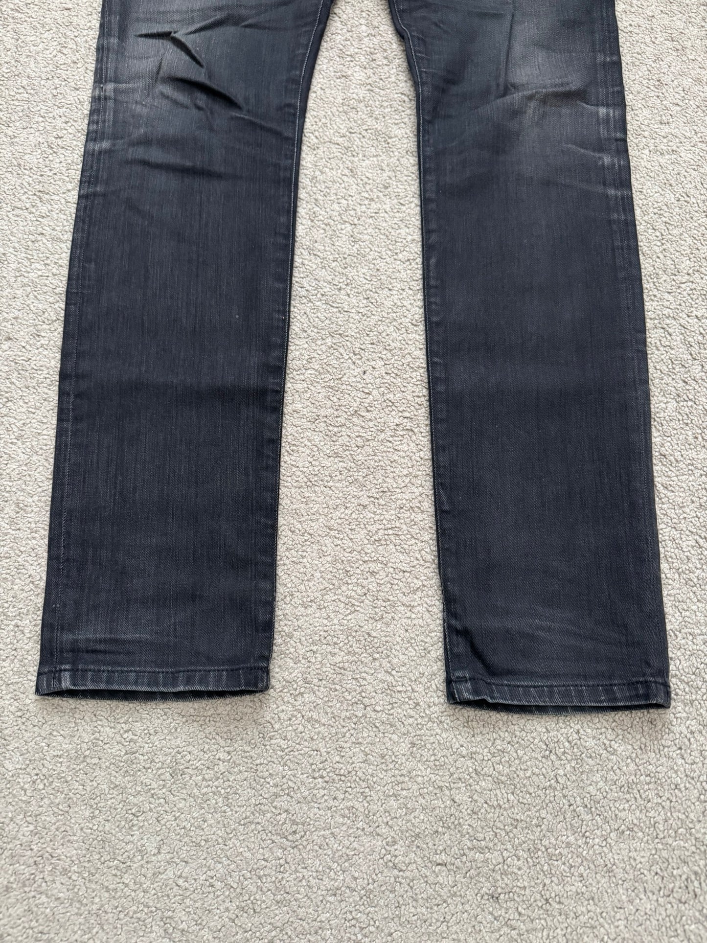 FW16 Saint Laurent by Hedi Slimane Black D02 Denim Jeans
