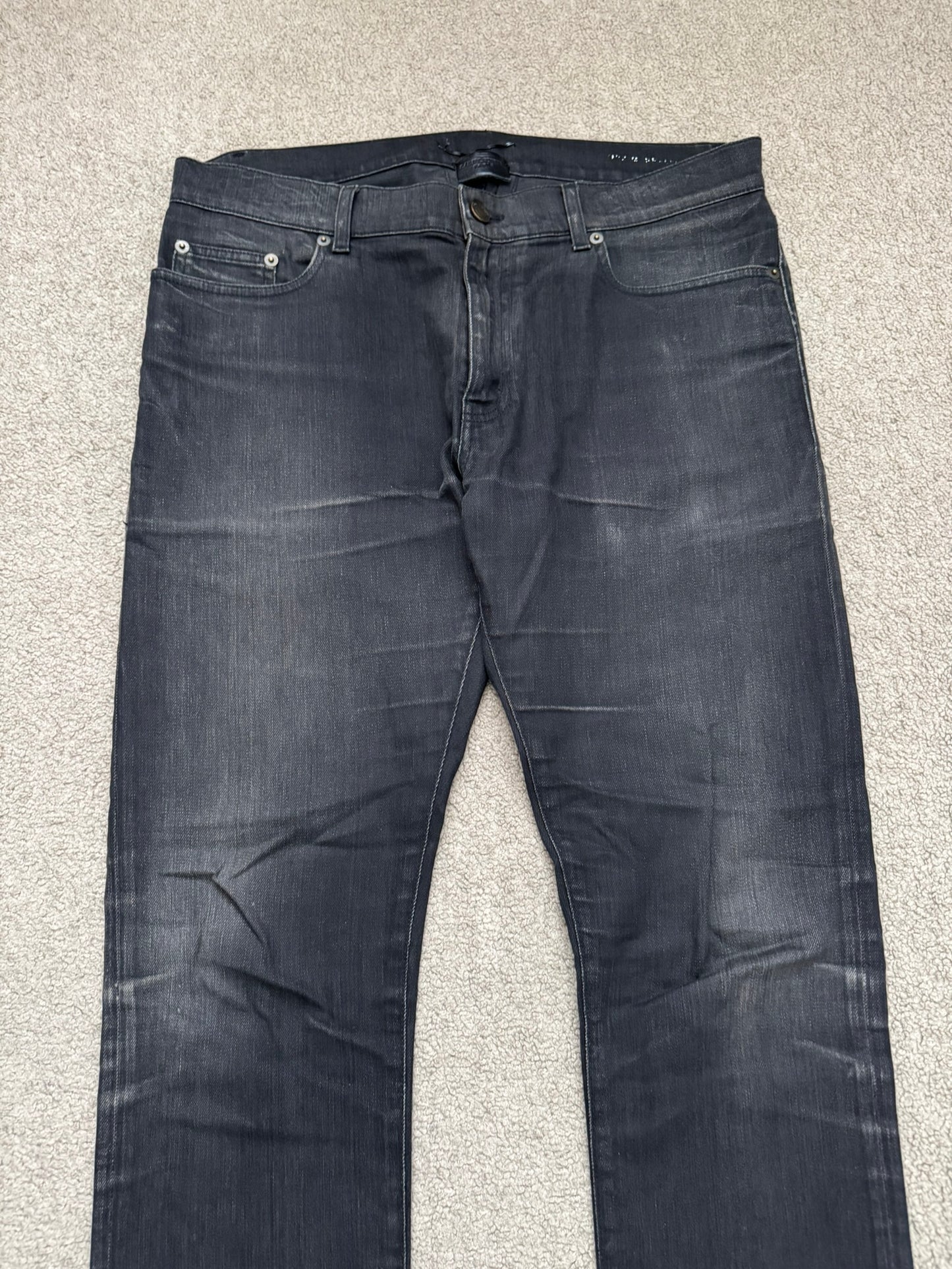 FW16 Saint Laurent by Hedi Slimane Black D02 Denim Jeans