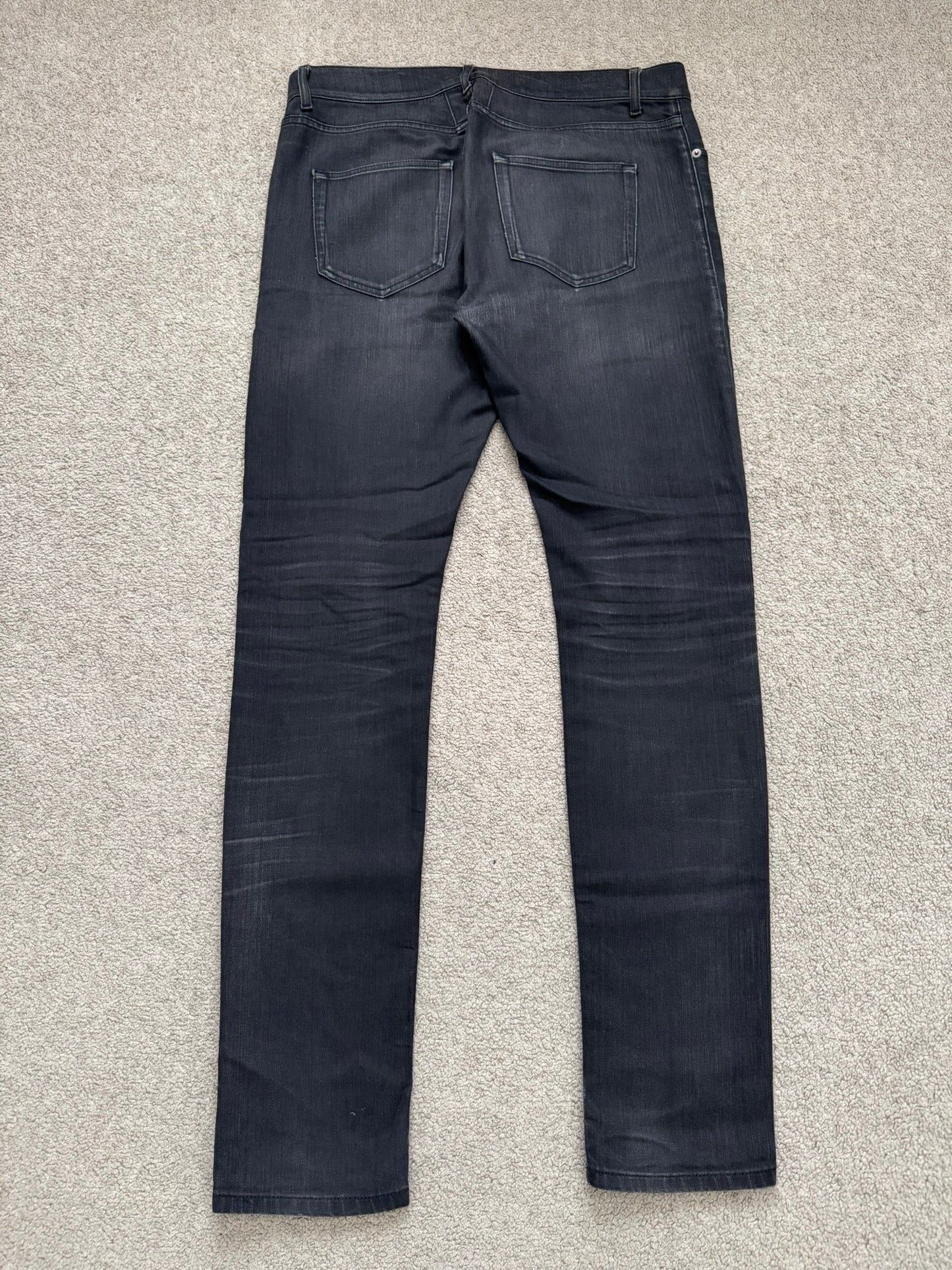 FW16 Saint Laurent by Hedi Slimane Black D02 Denim Jeans