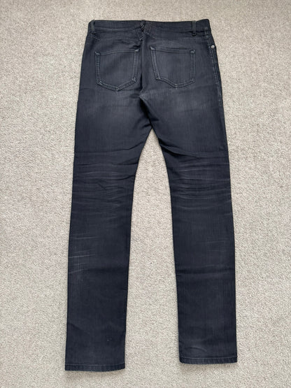 FW16 Saint Laurent by Hedi Slimane Black D02 Denim Jeans