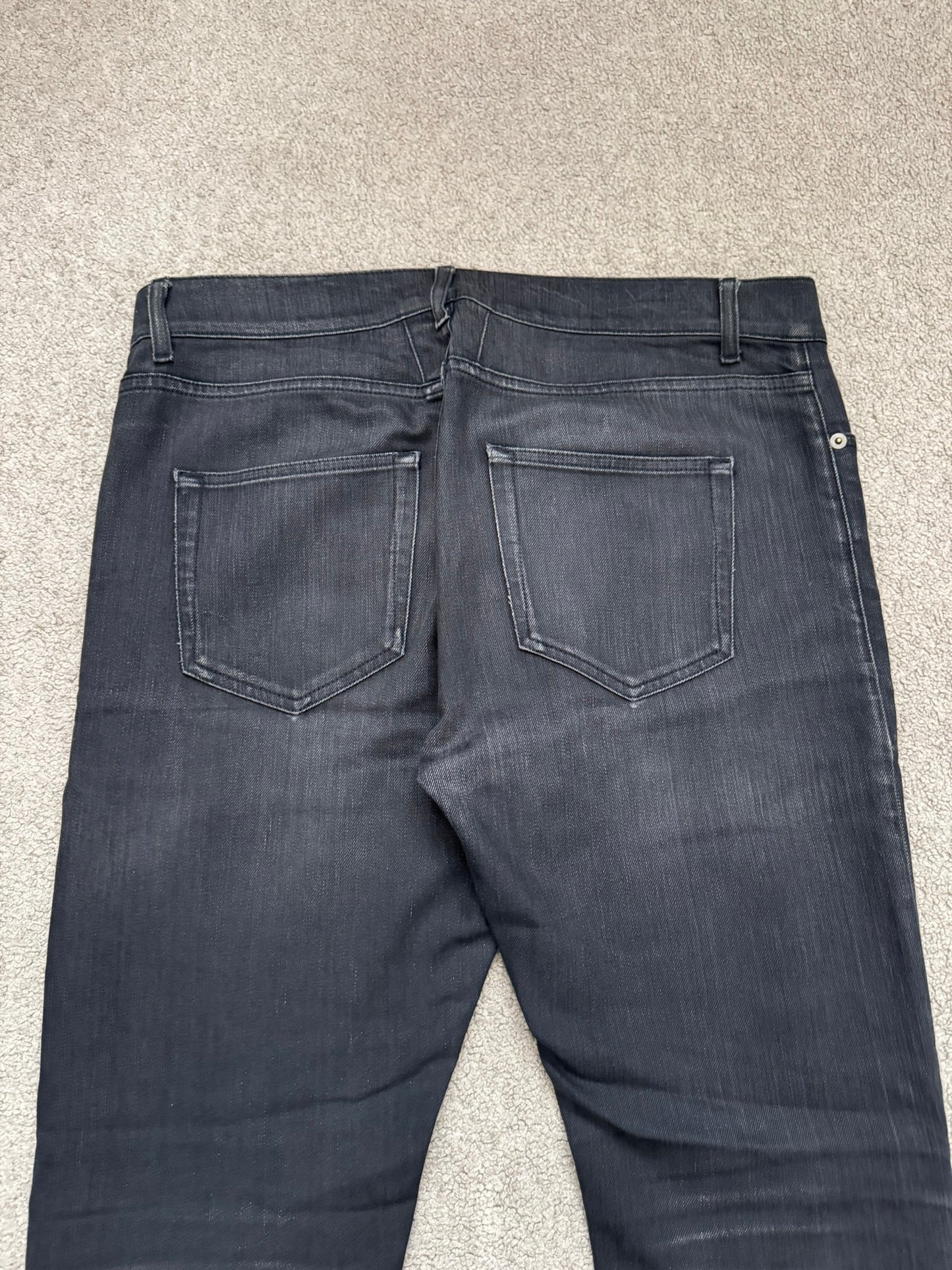 FW16 Saint Laurent by Hedi Slimane Black D02 Denim Jeans