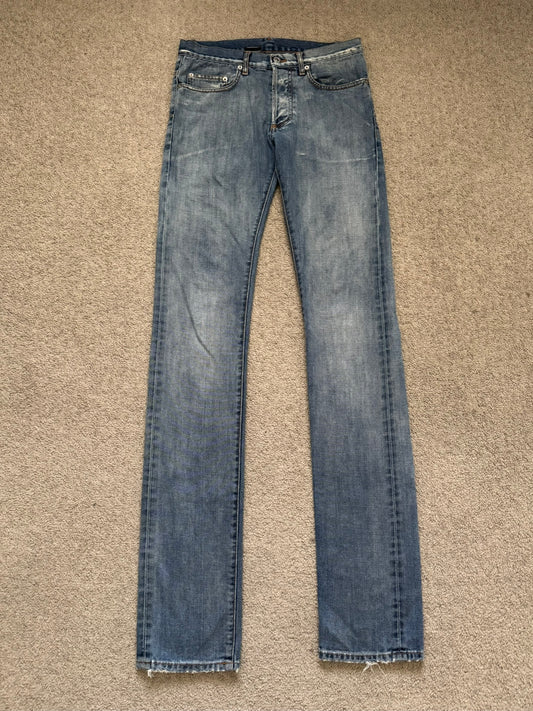 SS08 Dior Homme Light Washed Blue Denim Jeans