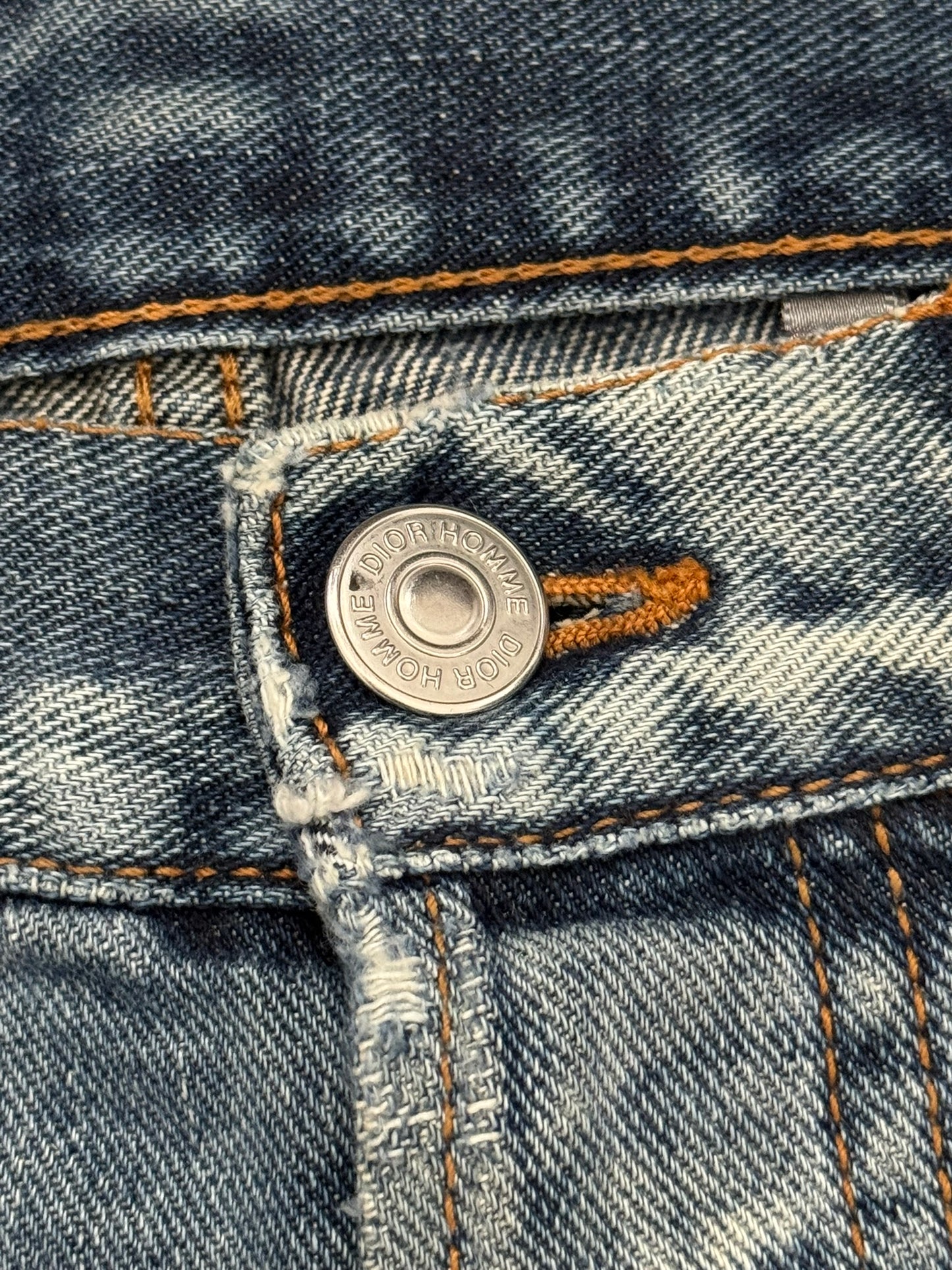 SS08 Dior Homme Light Washed Blue Denim Jeans