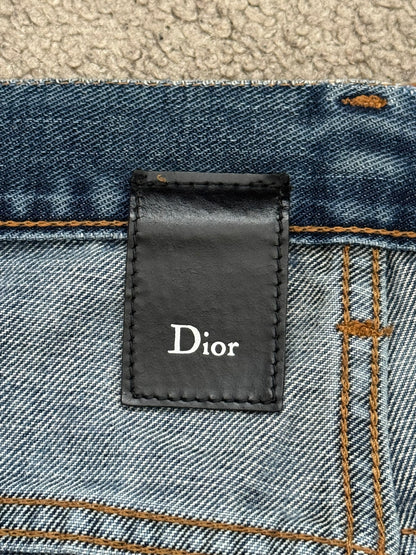 SS08 Dior Homme Light Washed Blue Denim Jeans