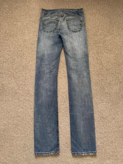 SS08 Dior Homme Light Washed Blue Denim Jeans