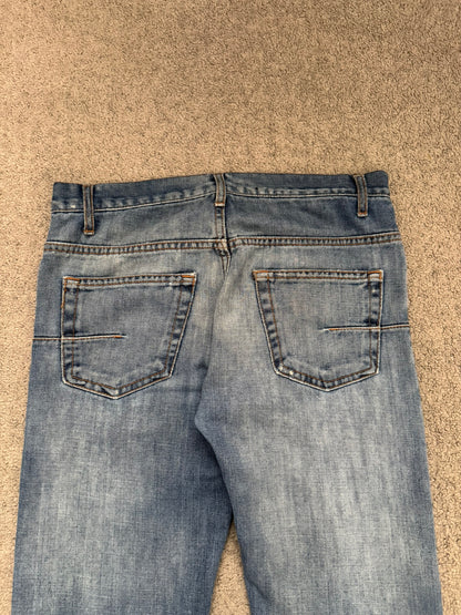 SS08 Dior Homme Light Washed Blue Denim Jeans