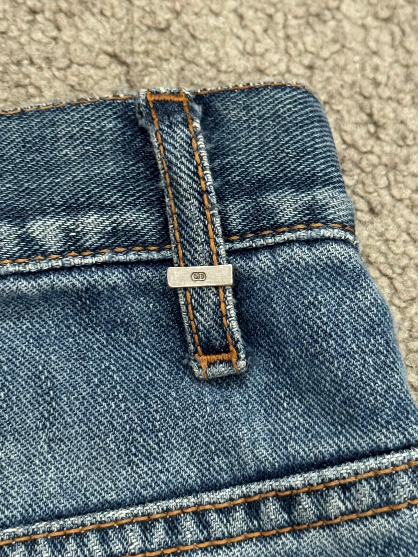SS08 Dior Homme Light Washed Blue Denim Jeans