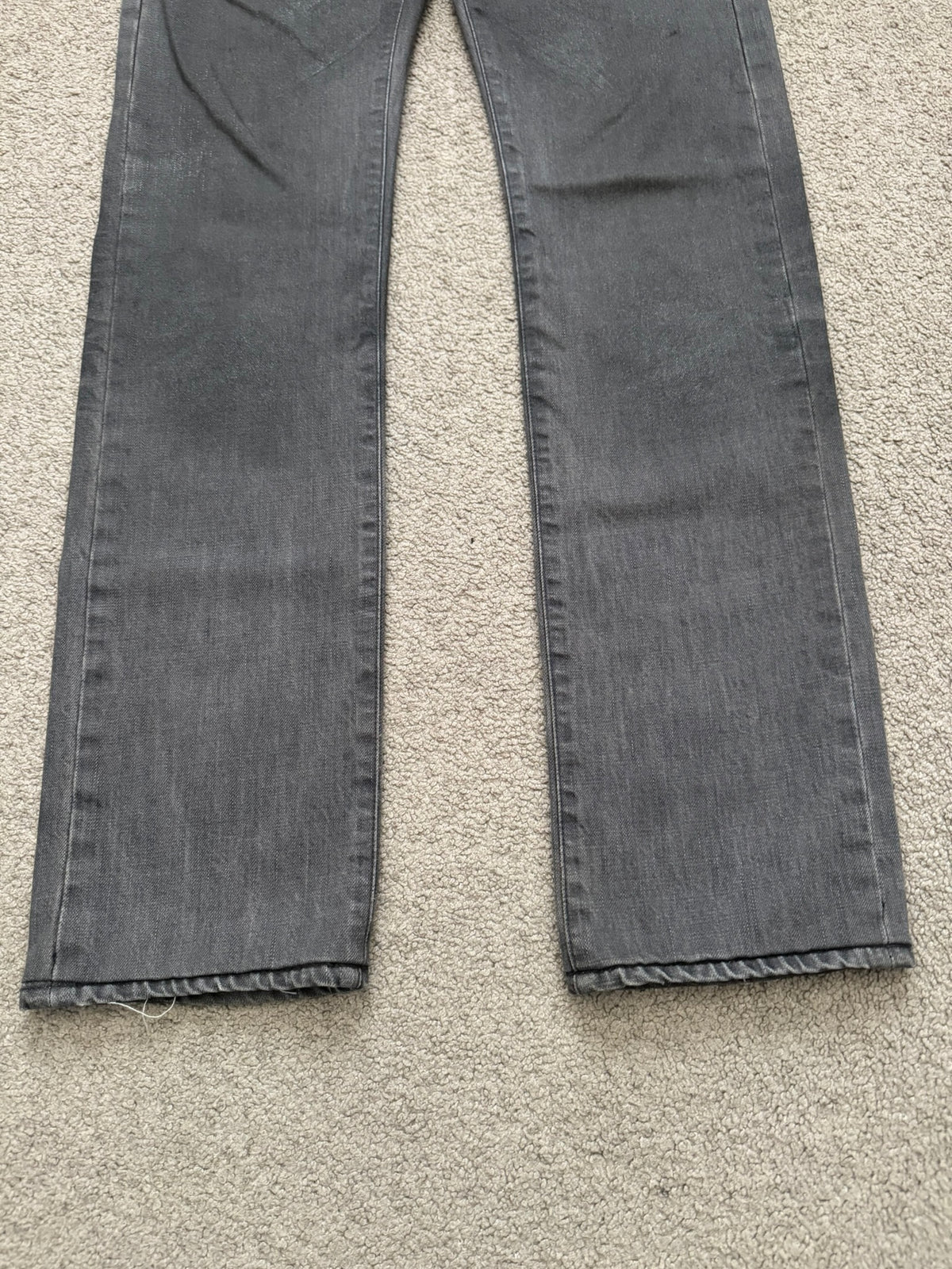 SS05 Dior Homme by Hedi Slimane "Untitled/Beck" MIJ Gray Glitter Denim Jeans