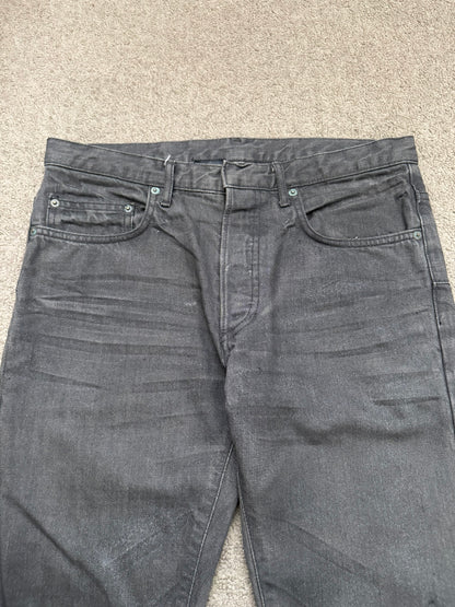 SS05 Dior Homme by Hedi Slimane "Untitled/Beck" MIJ Gray Glitter Denim Jeans