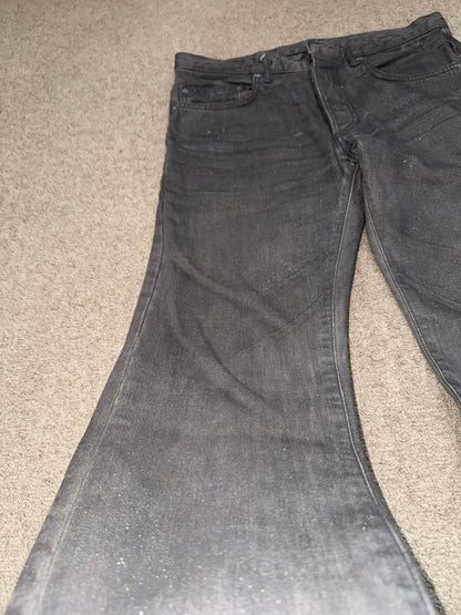 SS05 Dior Homme by Hedi Slimane "Untitled/Beck" MIJ Gray Glitter Denim Jeans