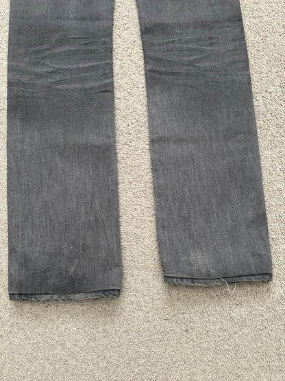 SS05 Dior Homme by Hedi Slimane "Untitled/Beck" MIJ Gray Glitter Denim Jeans