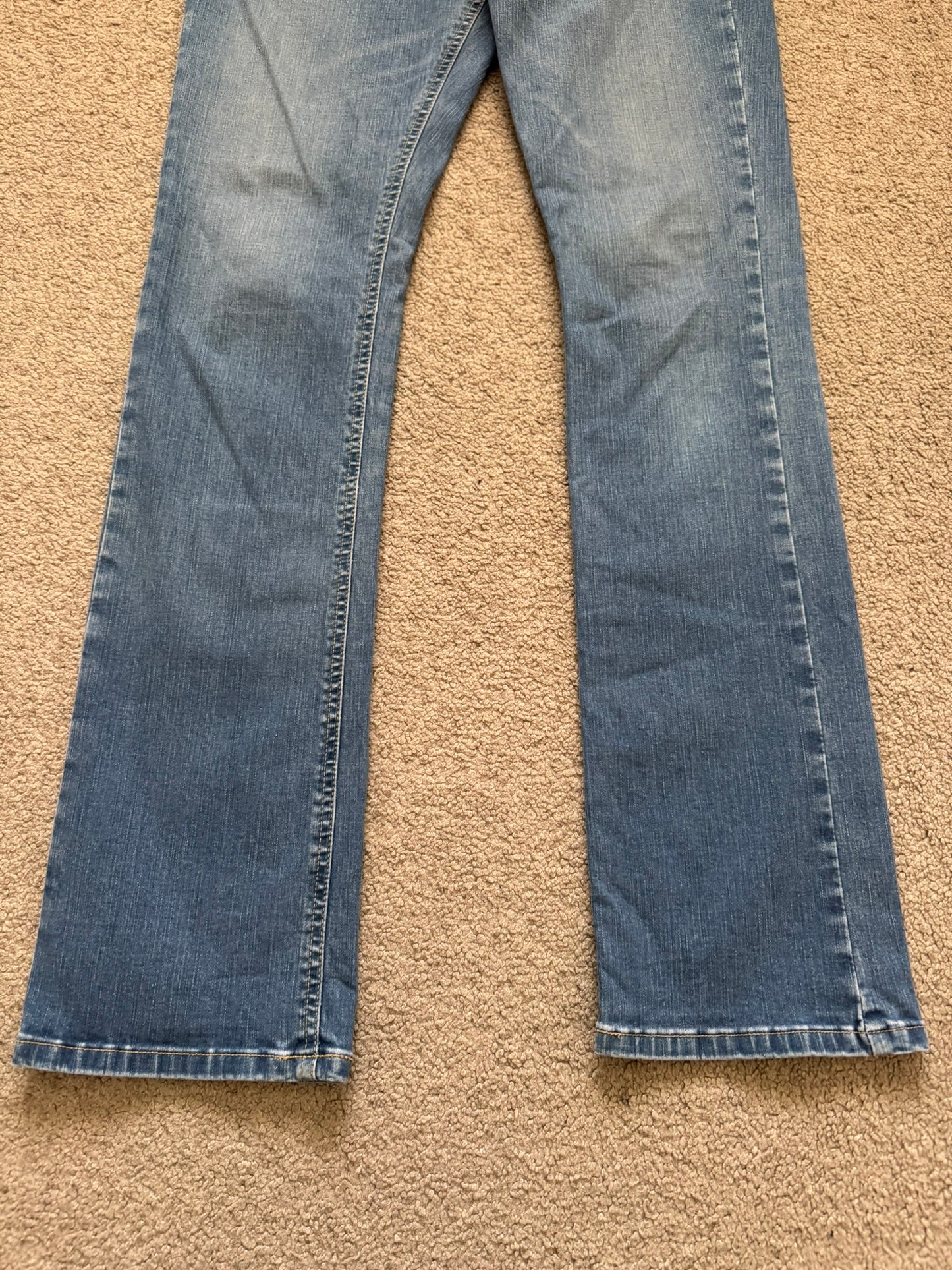 SS12 Junya Watanabe Flared Bootcut Light Washed Denim Jeans