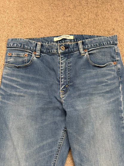 SS12 Junya Watanabe Flared Bootcut Light Washed Denim Jeans