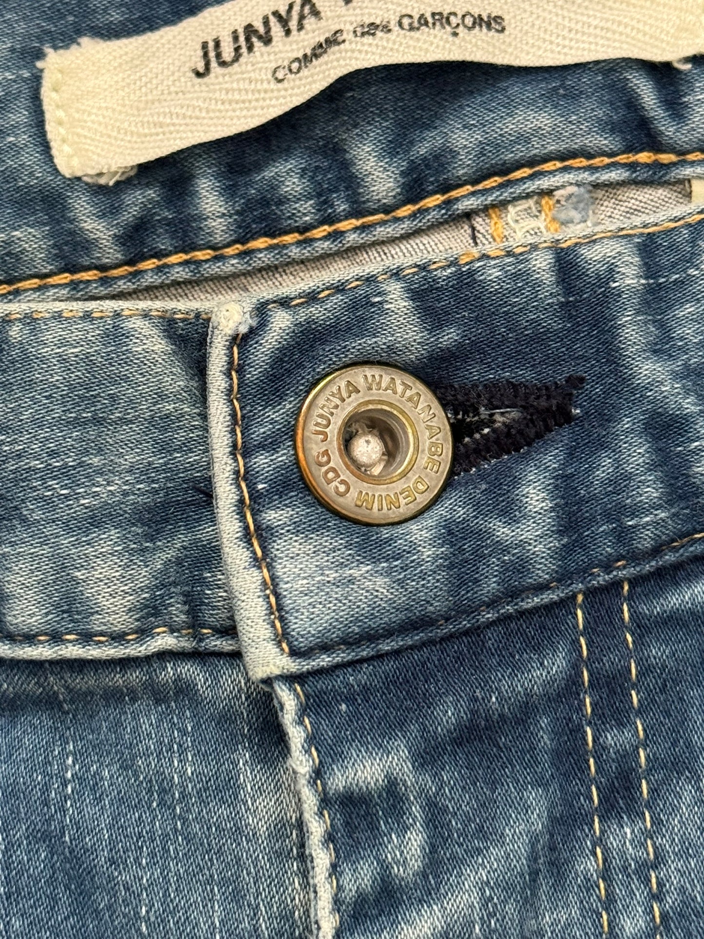 SS12 Junya Watanabe Flared Bootcut Light Washed Denim Jeans