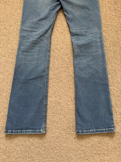SS12 Junya Watanabe Flared Bootcut Light Washed Denim Jeans