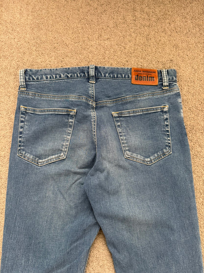 SS12 Junya Watanabe Flared Bootcut Light Washed Denim Jeans
