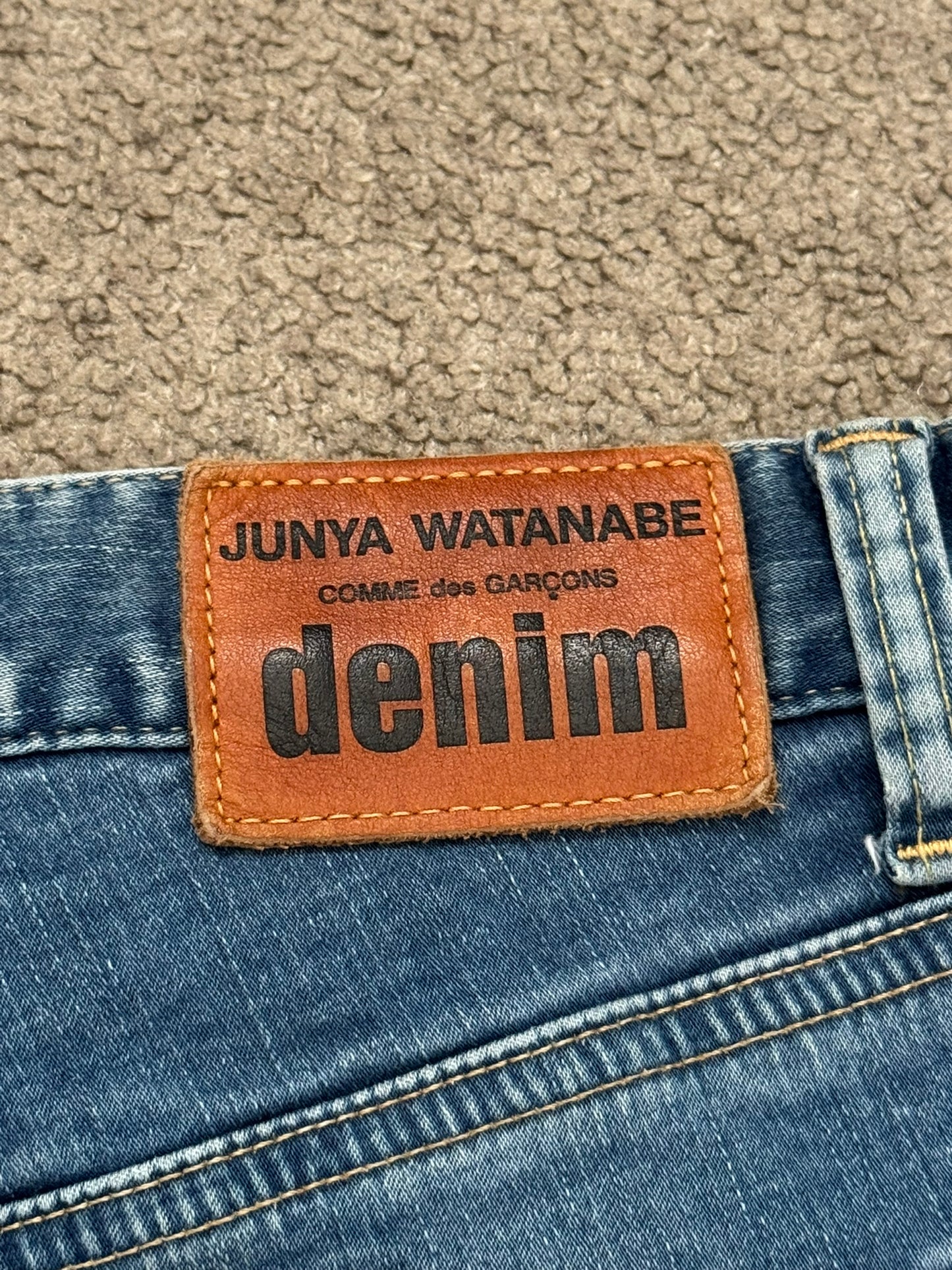 SS12 Junya Watanabe Flared Bootcut Light Washed Denim Jeans