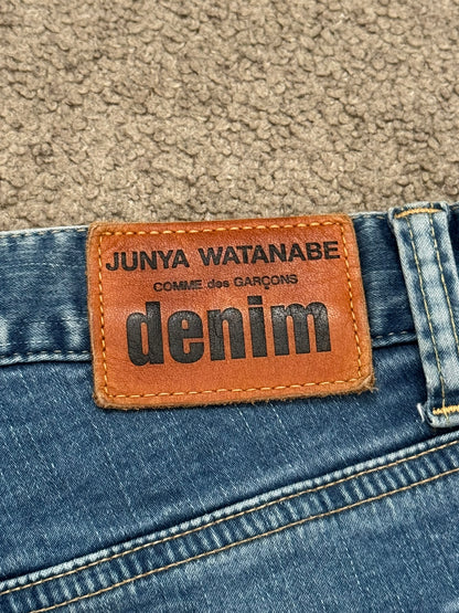 SS12 Junya Watanabe Flared Bootcut Light Washed Denim Jeans