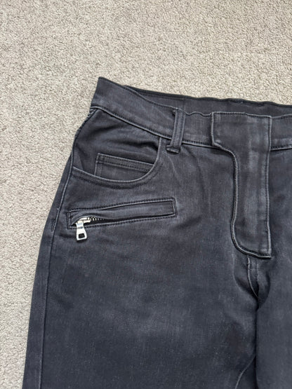 SS11 Balmain by Christophe Decarnin Eagle Coin Biker Denim Jeans