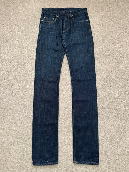 SS05 Dior Homme by Hedi Slimane MIJ Indigo Raw Denim Jeans
