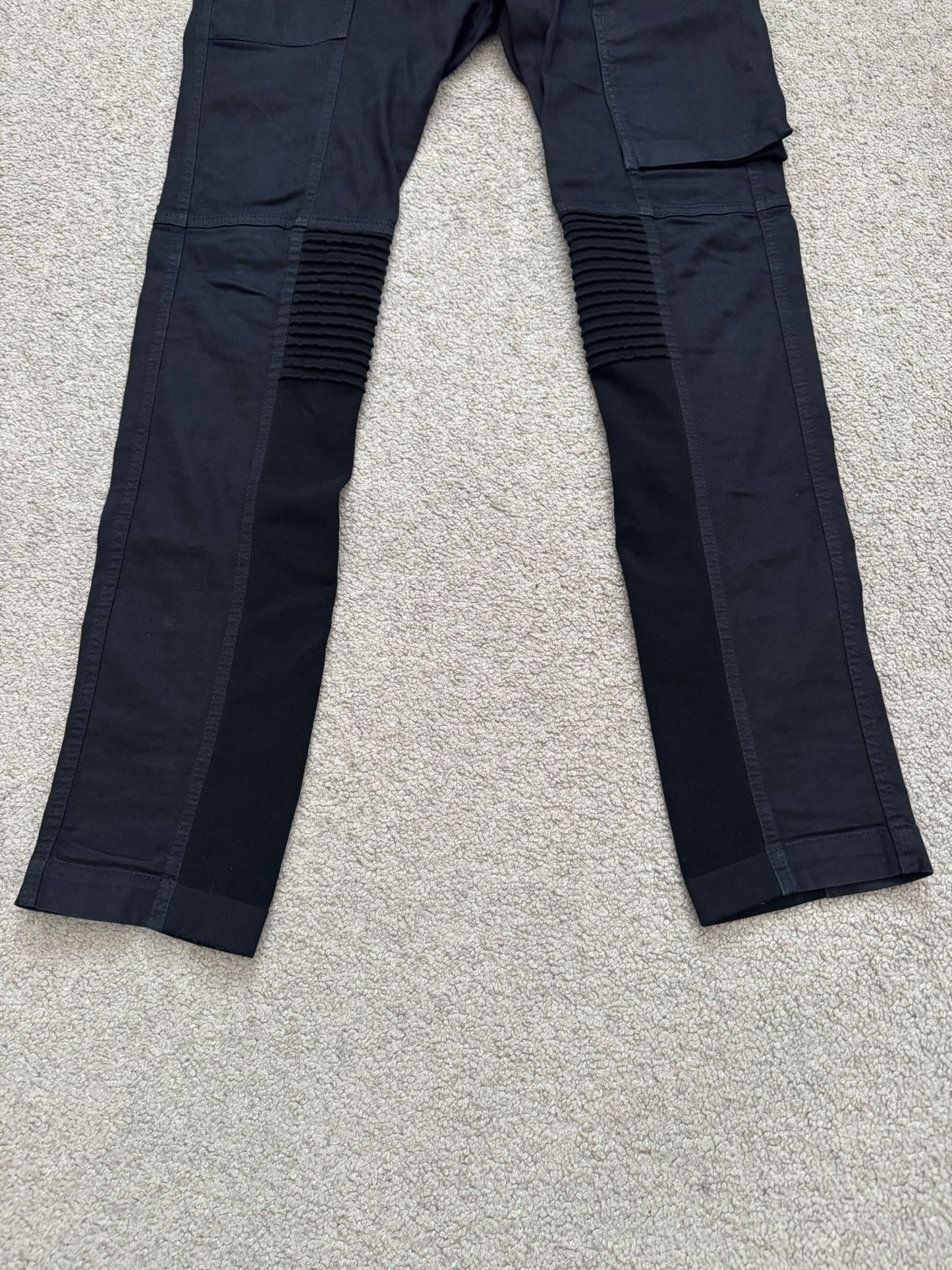 FW14 Rick Owens DRKSHDW Black Memphis Cut Biker Denim Jeans