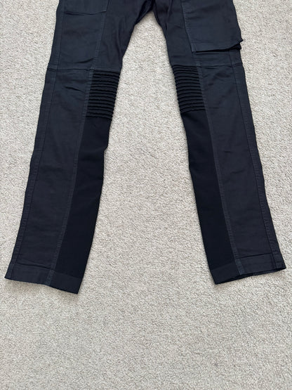 FW14 Rick Owens DRKSHDW Black Memphis Cut Biker Denim Jeans