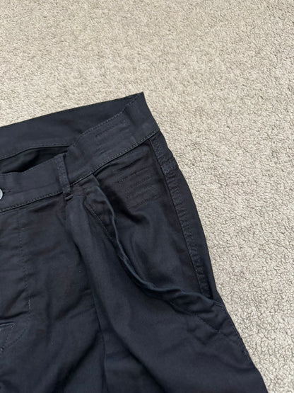 FW14 Rick Owens DRKSHDW Black Memphis Cut Biker Denim Jeans