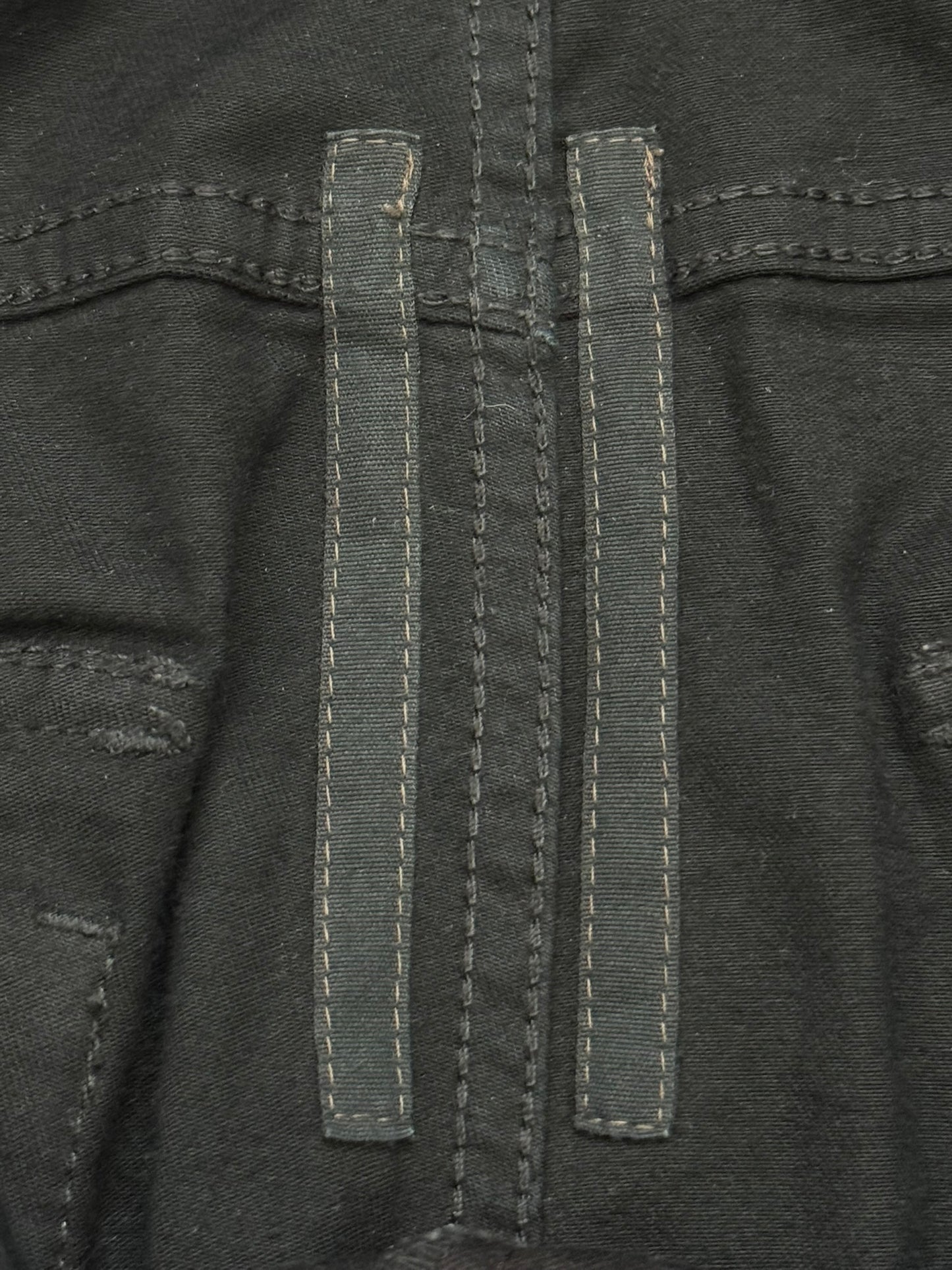 FW14 Rick Owens DRKSHDW Black Memphis Cut Biker Denim Jeans