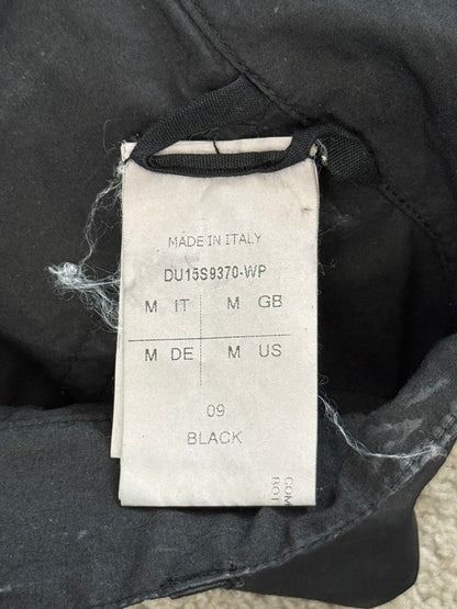 SS15 Rick Owens DRKSHDW Black Waxed Poplin Cargo Pants