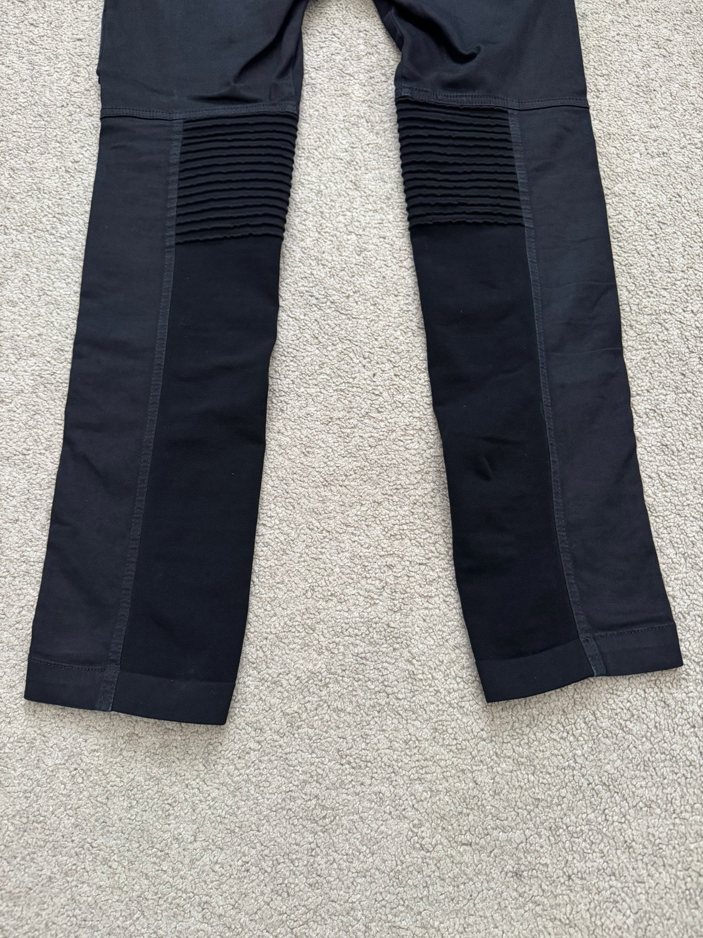 FW14 Rick Owens DRKSHDW Black Memphis Cut Biker Denim Jeans