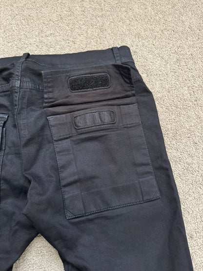 FW14 Rick Owens DRKSHDW Black Memphis Cut Biker Denim Jeans
