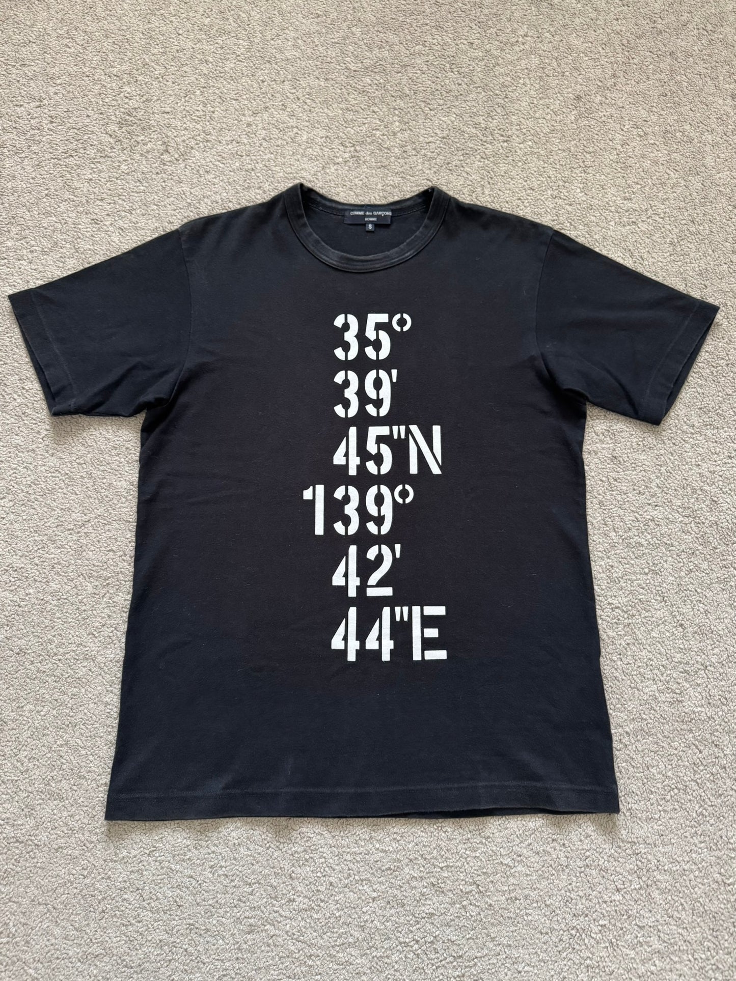 FW16 Comme Des Garcons Homme Coordinates Number T Shirt