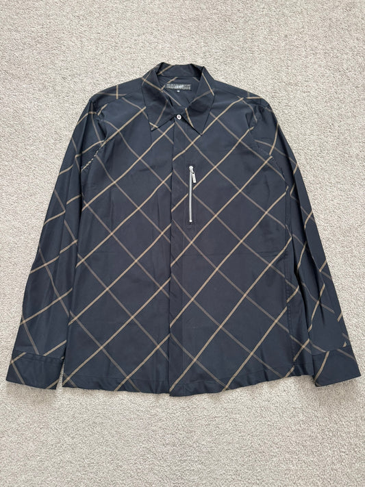 Jean Paul Gaultier Homme Objet Zipper Pocket Diamond Shirt