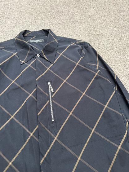 Jean Paul Gaultier Homme Objet Zipper Pocket Diamond Shirt