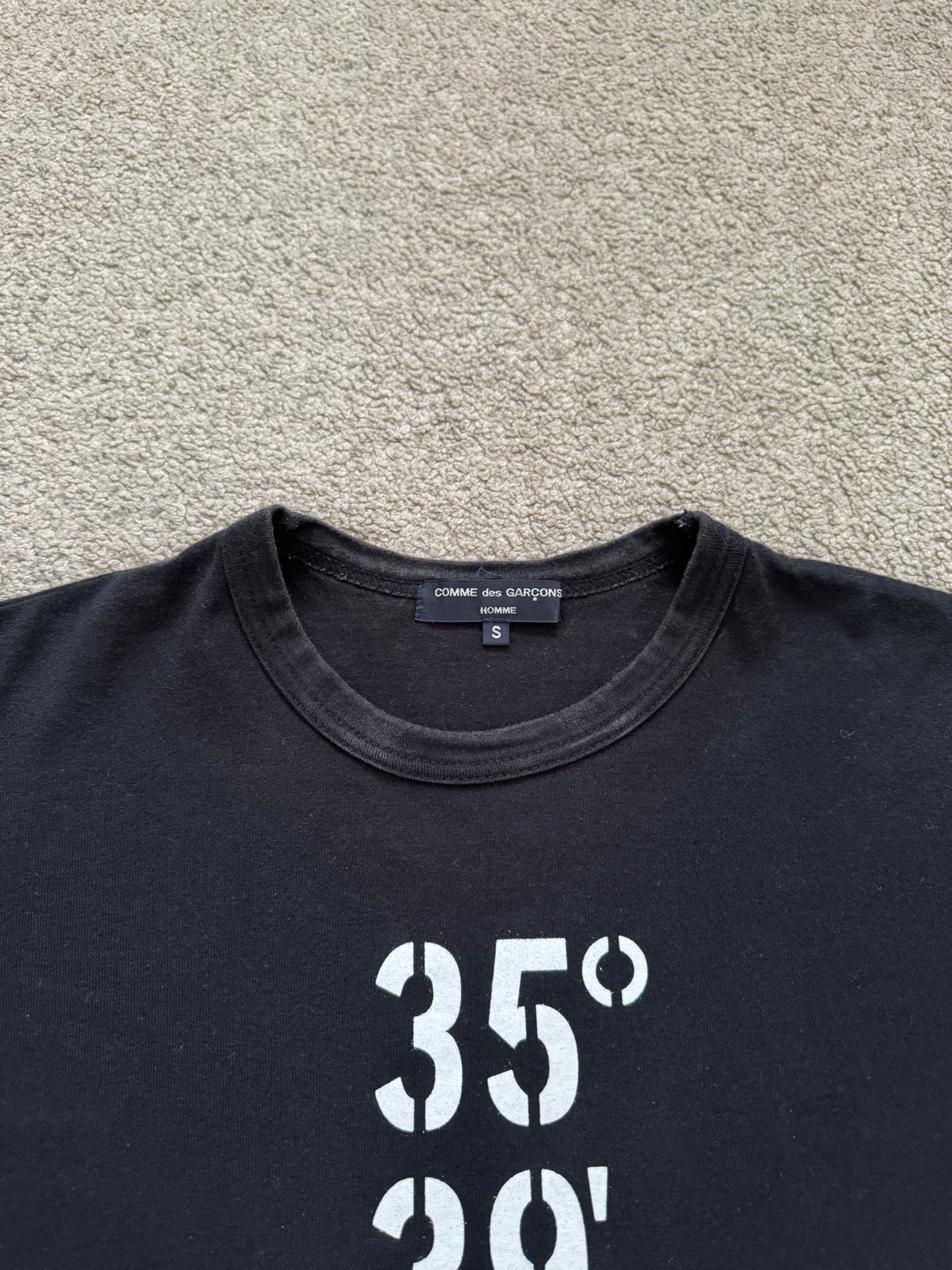 FW16 Comme Des Garcons Homme Coordinates Number T Shirt