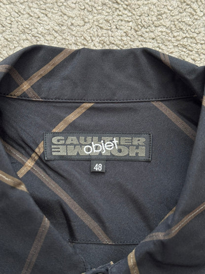 Jean Paul Gaultier Homme Objet Zipper Pocket Diamond Shirt