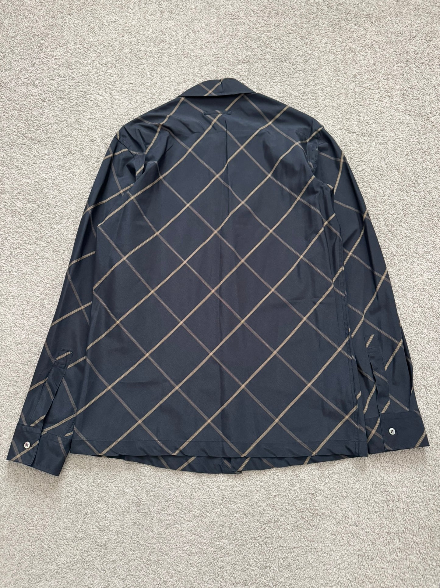 Jean Paul Gaultier Homme Objet Zipper Pocket Diamond Shirt